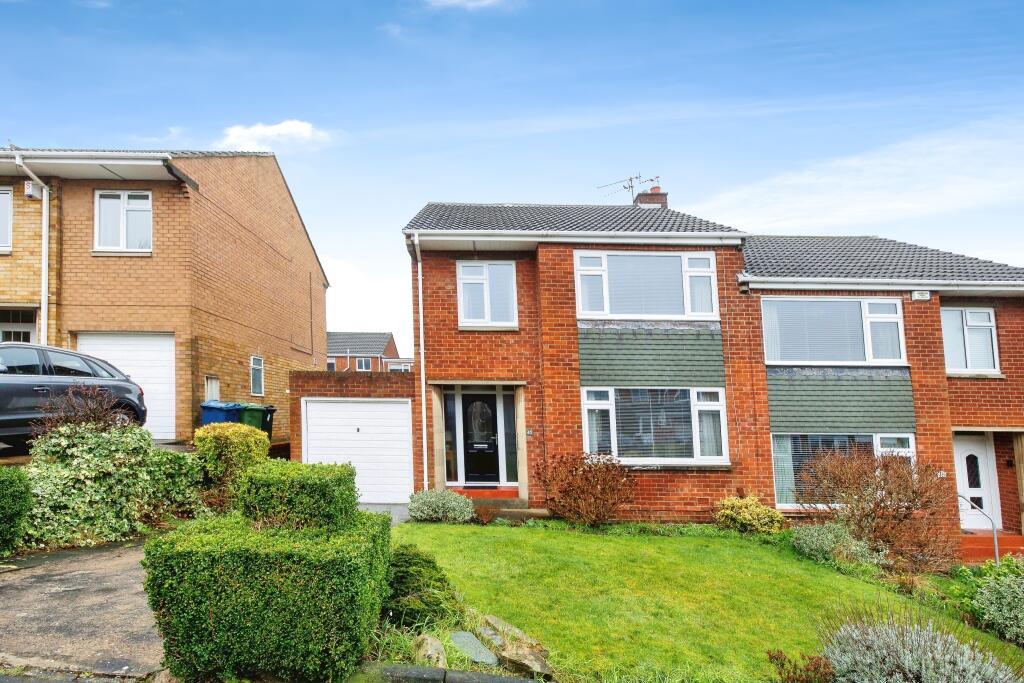 3 bedroom semidetached house for sale in Warwick Avenue, Whickham, Newcastle upon Tyne, NE16