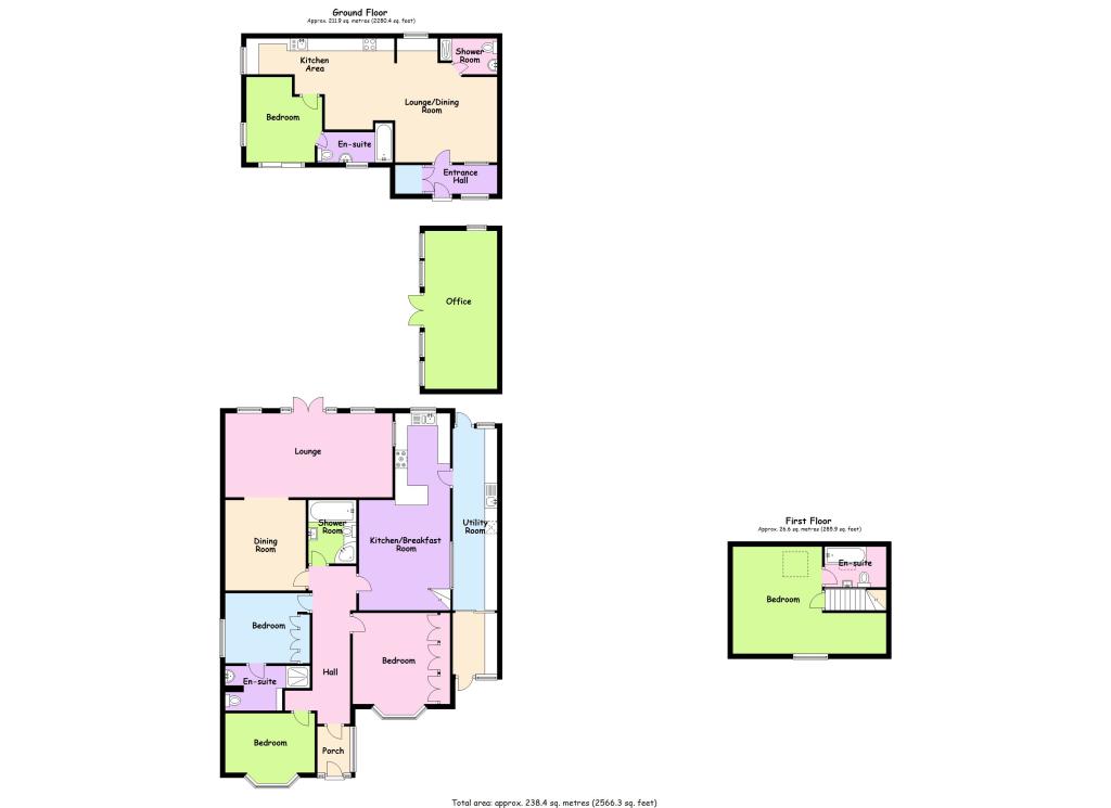 4 bedroom bungalow for sale in Nuneaton Road, Bulkington, Bedworth