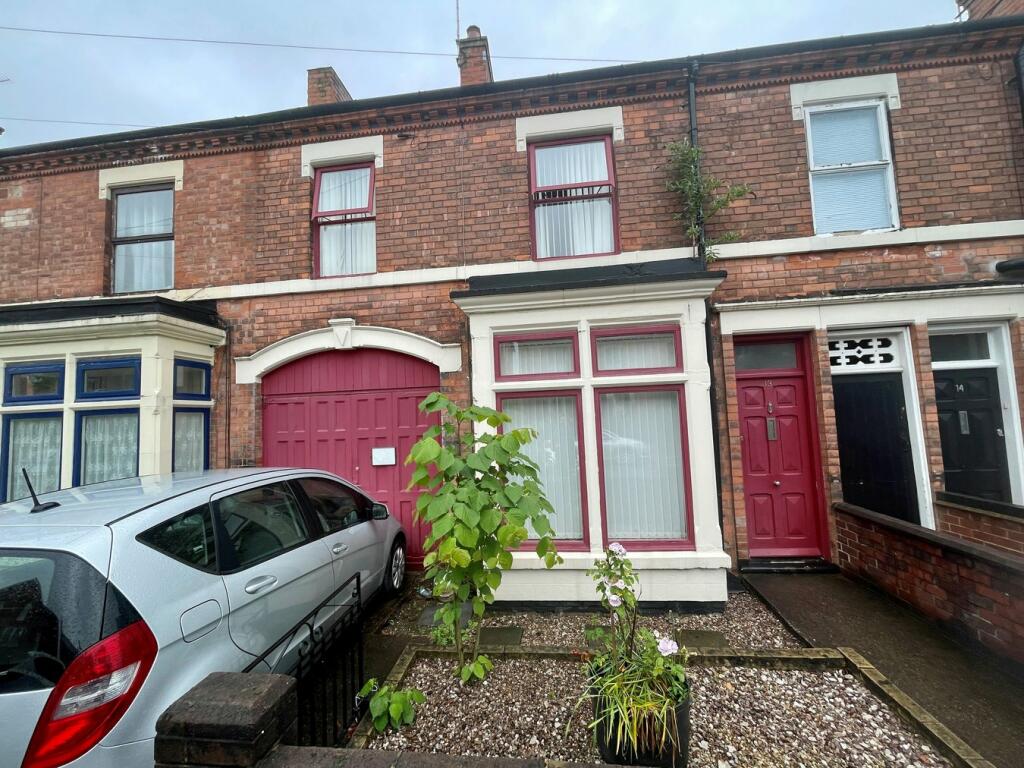3 bedroom terraced house for sale in Rangemore Street, BurtononTrent