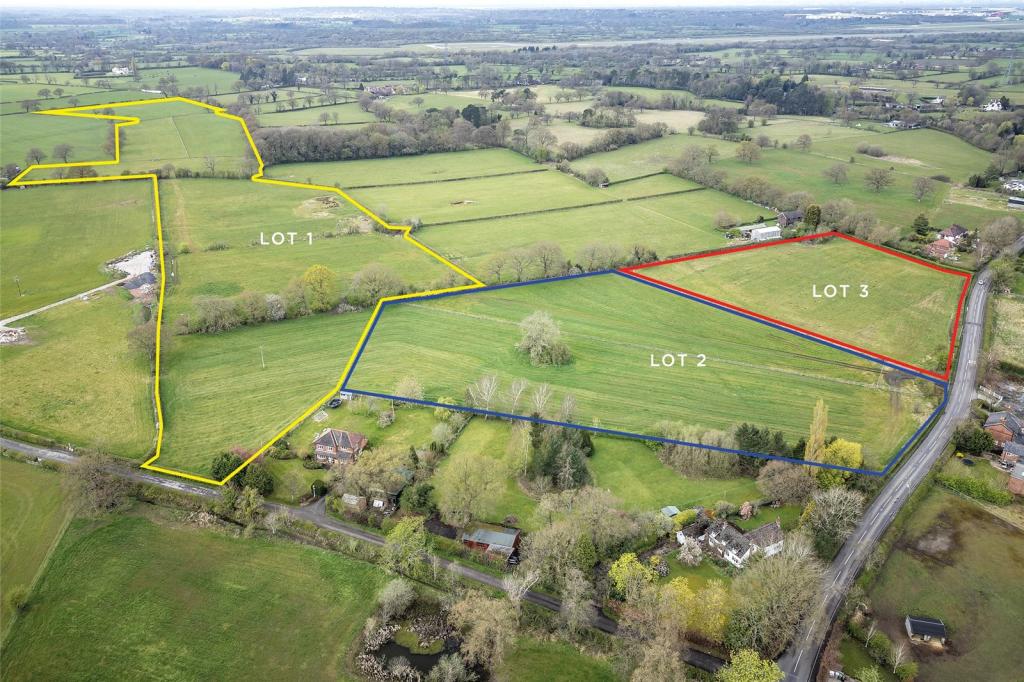 Land for sale in Newton Hall Lane, Mobberley, Cheshire, WA16