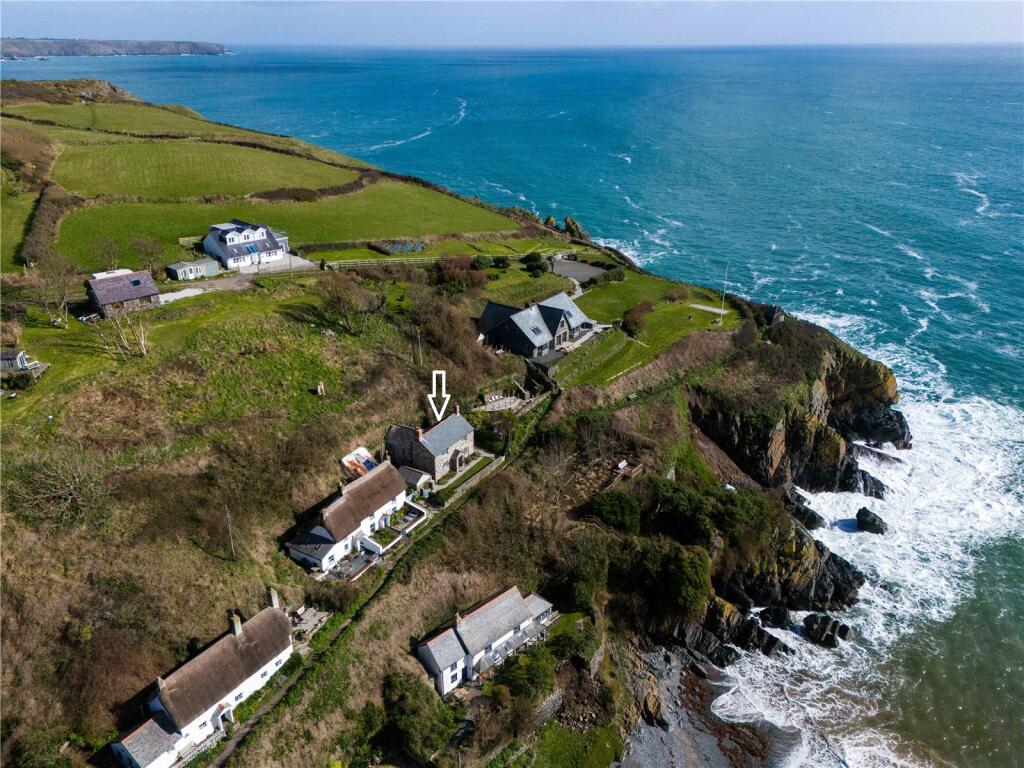 4 bedroom detached house for sale in Cadgwith, Ruan Minor, Helston, Cornwall, TR12