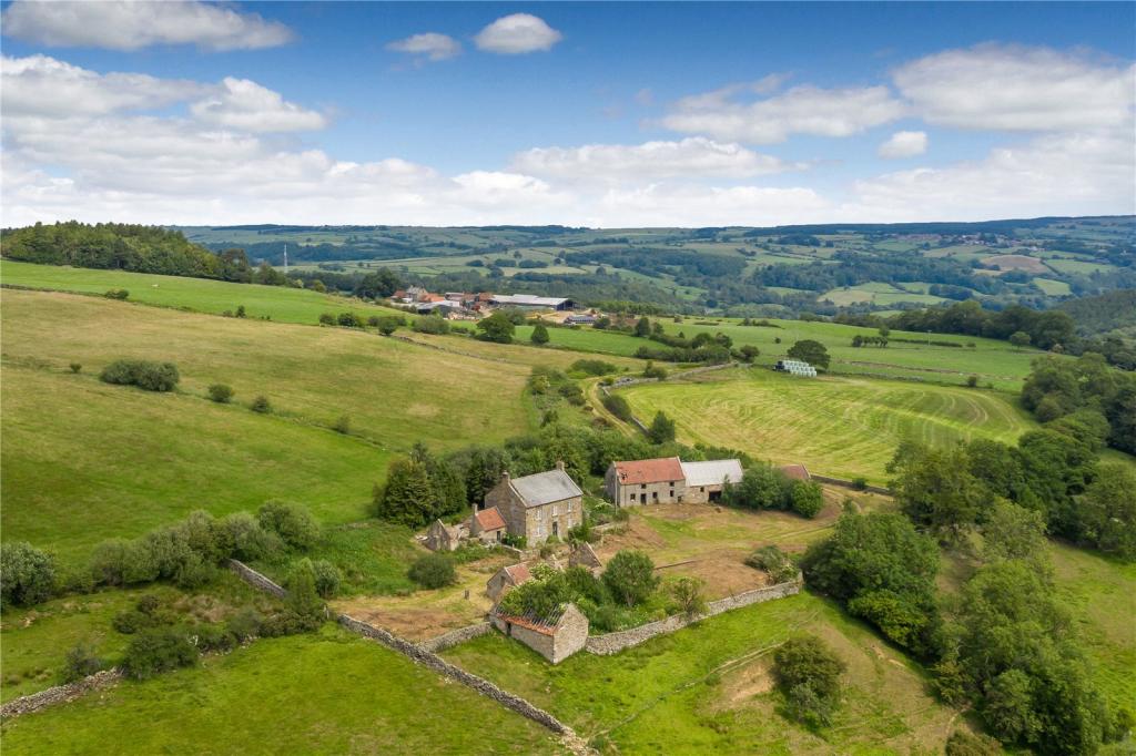 4 bedroom detached house for sale in Lodge Hill Farm, Egton Grange, Whitby, North Yorkshire, YO22