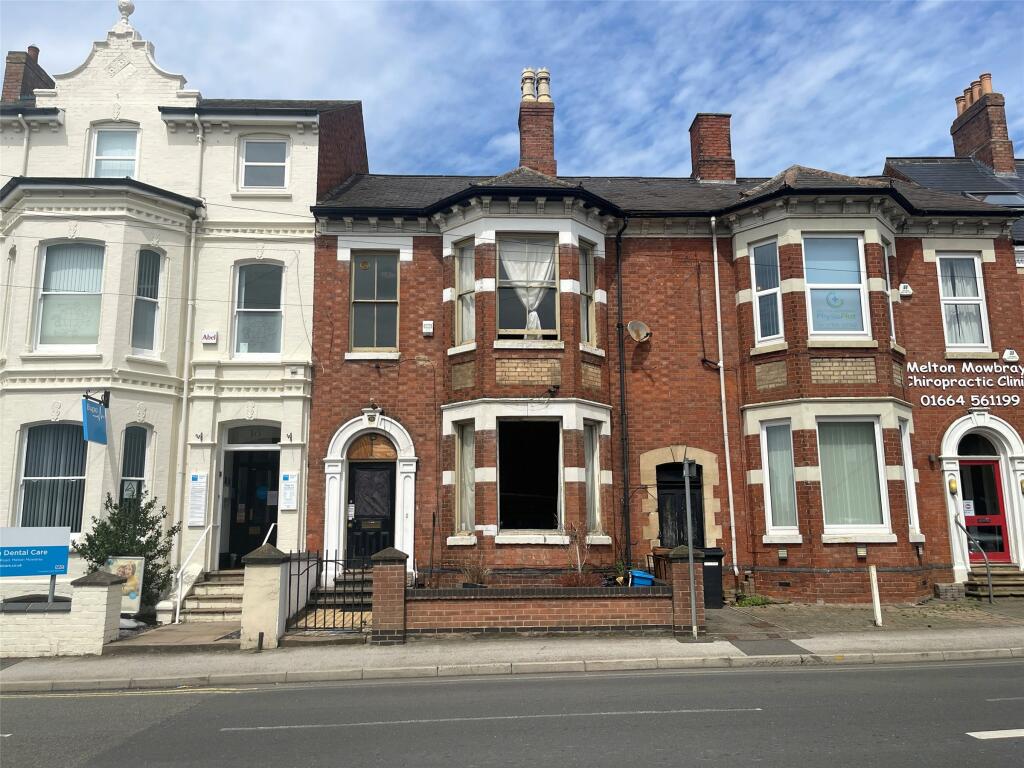 4 bedroom terraced house for sale in Asfordby Road, Melton Mowbray