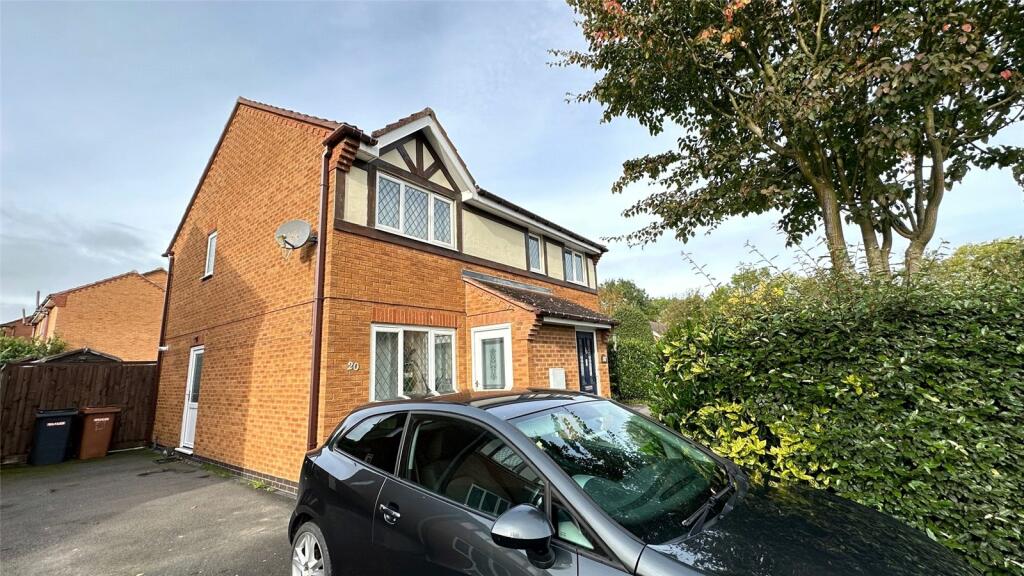 2 bedroom semidetached house for sale in Cowman Close, Asfordby