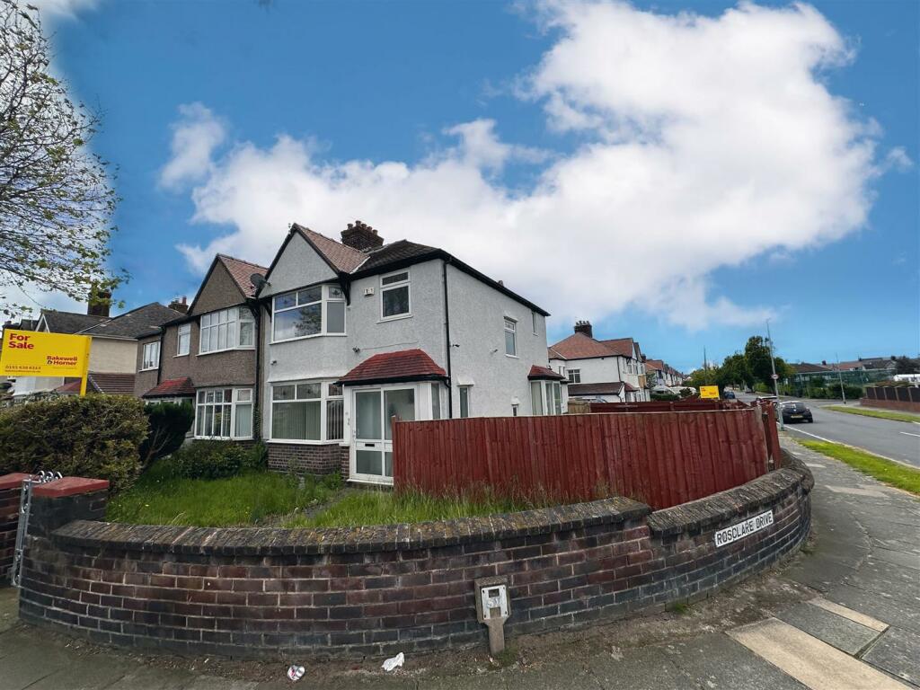 3 bedroom semidetached house for sale in Belvidere Road, Wallasey, CH45