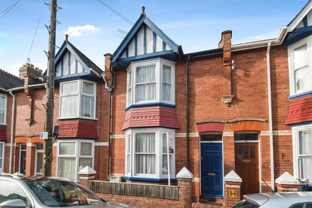 2 bedroom terraced house for sale in East Grove Road, Exeter, Devon, EX2