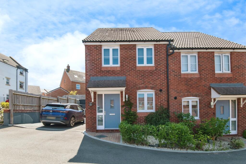 2 bedroom semidetached house for sale in Home Mead, Gittisham, Honiton, Devon, EX14