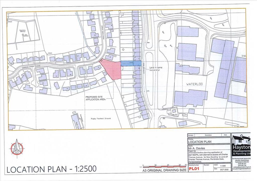 Main image of property: Building Plot, Charles Thomas Avenue,, Pembroke Dock