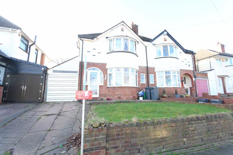3 bedroom semidetached house for sale in West Avenue, Handsworth Wood, Birmingham, B20 2LS, B20