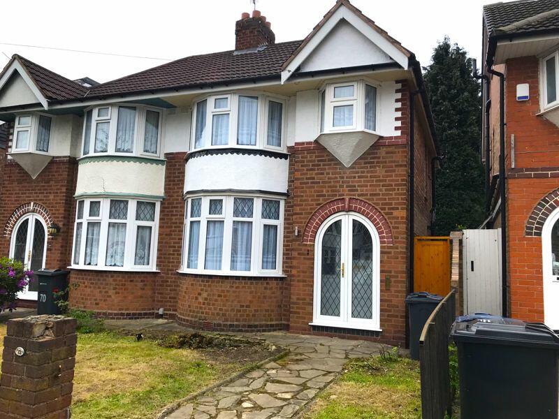 3 bedroom semidetached house for sale in Glendower Road Perry Barr, Birmingham, B42 1SR, B42