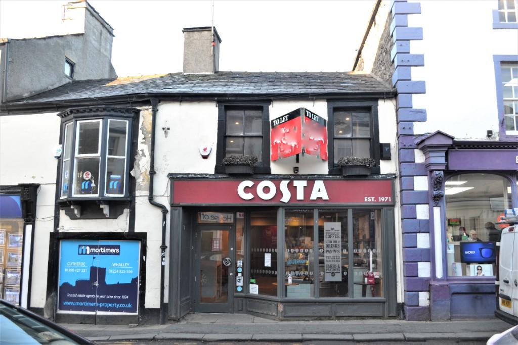 High street retail property for rent in Castle Street, Clitheroe