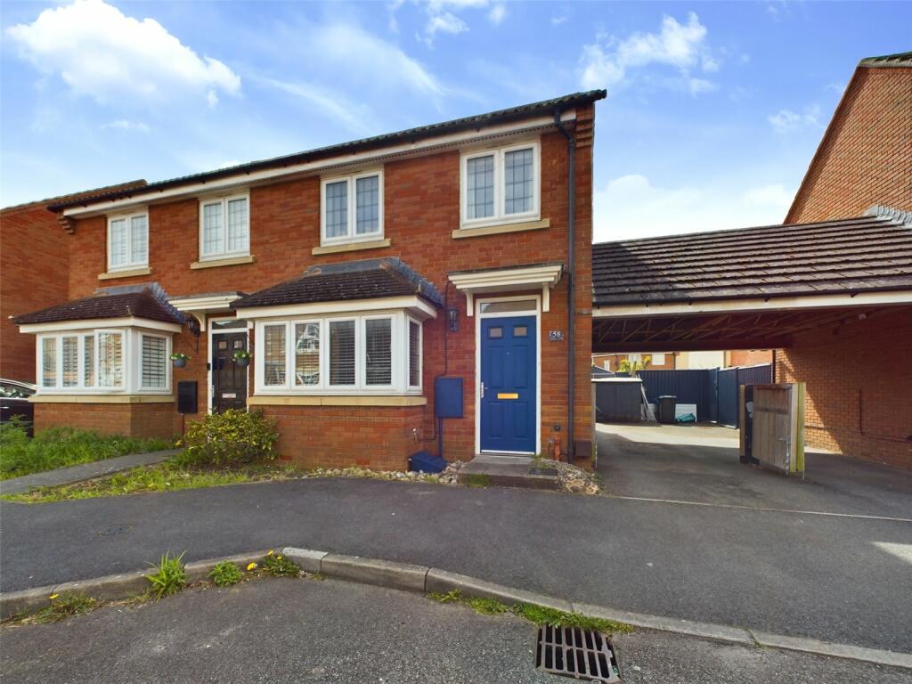 3 bedroom semi-detached house for sale in Halton Way Kingsway, Quedgeley, Gloucester, Gloucestershire, GL2