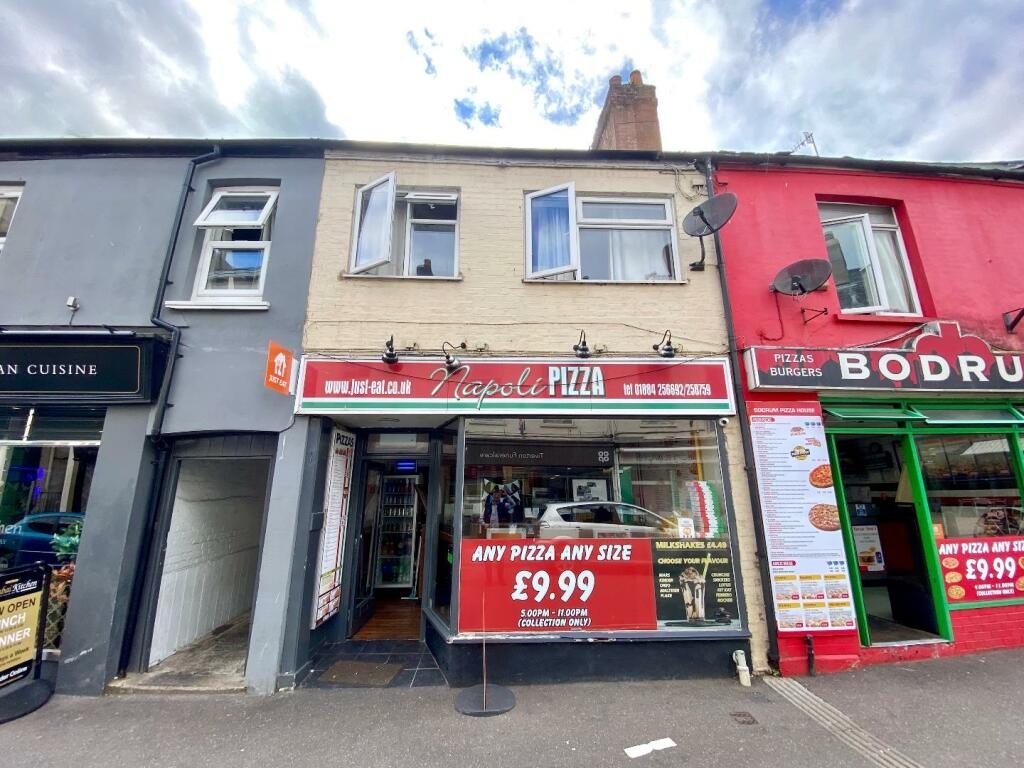 Shop for sale in Shop with Flat, Bampton Street, Tiverton, Devon, EX16
