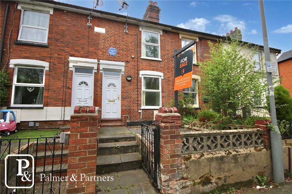 2 bedroom terraced house for sale in Spring Road, Ipswich, Suffolk, IP4
