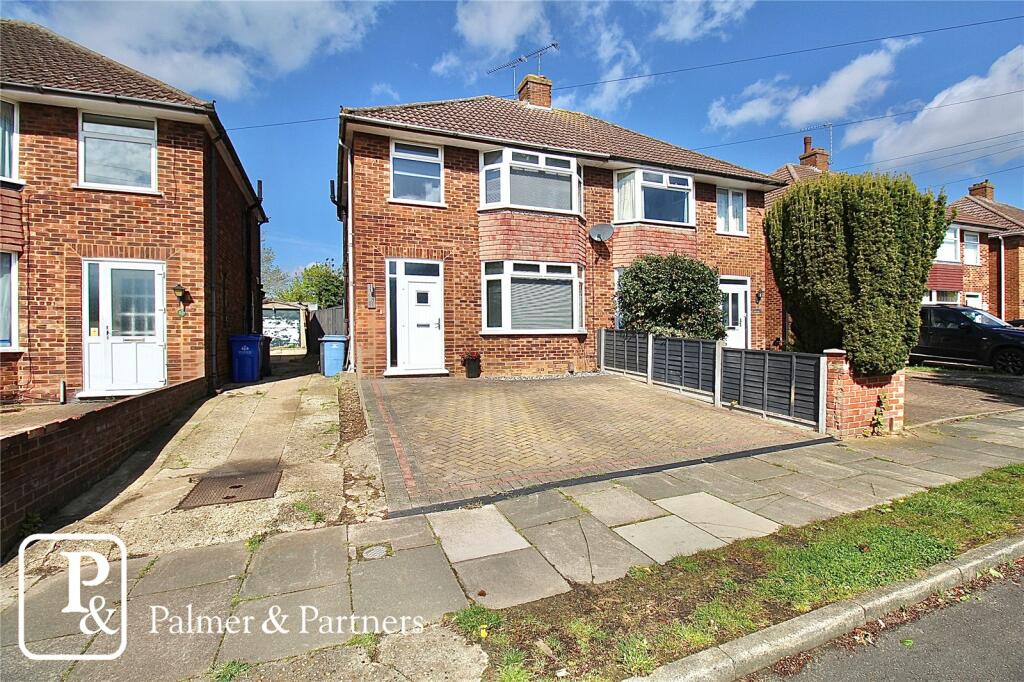 3 bedroom semi-detached house for sale in Shrubland Avenue, Ipswich, Suffolk, IP1