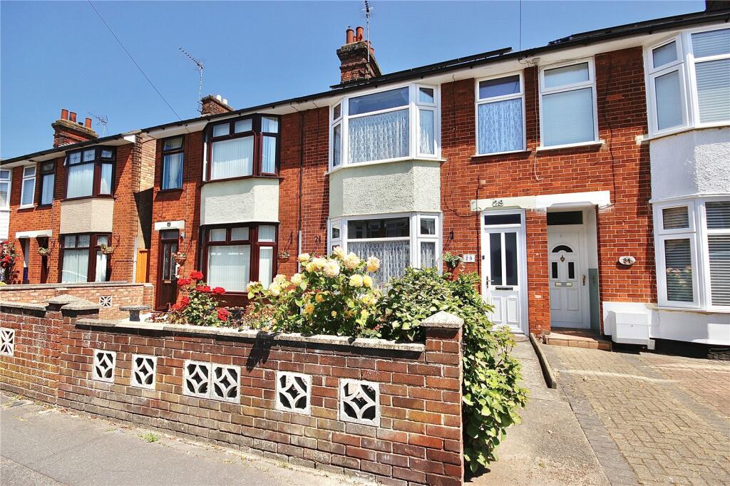 3 bedroom terraced house for sale in Britannia Road, Ipswich, Suffolk, IP4