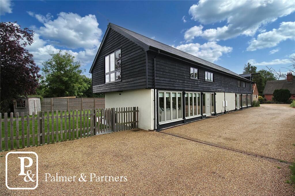 3 bedroom semidetached house for sale in Boxford Road, Milden, Ipswich, Suffolk, IP7