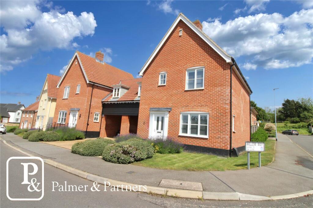 3 bedroom link detached house for sale in Beech Road, Saxmundham