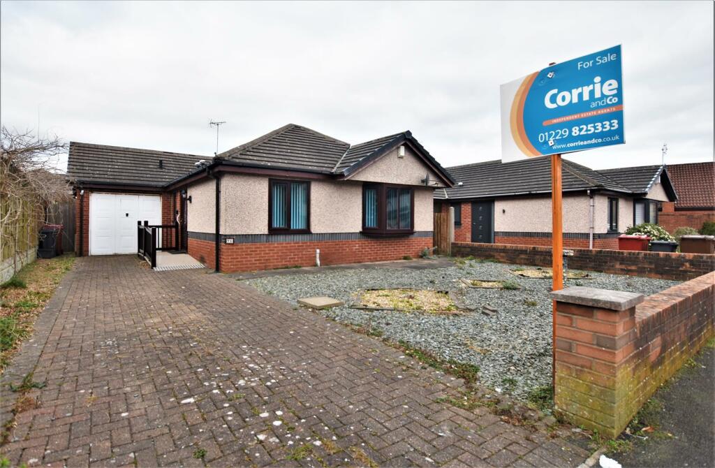 2 bedroom detached bungalow for sale in Riverside Gardens, BarrowIn