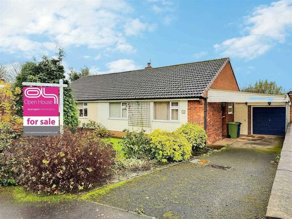 2 bedroom bungalow for sale in St Marys Close, Bradley. Stafford, ST18