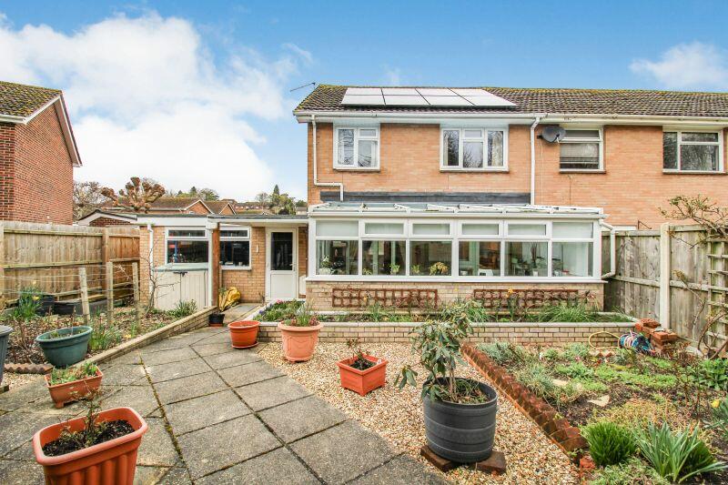 3 bedroom end of terrace house for sale in Downside Close Blandford