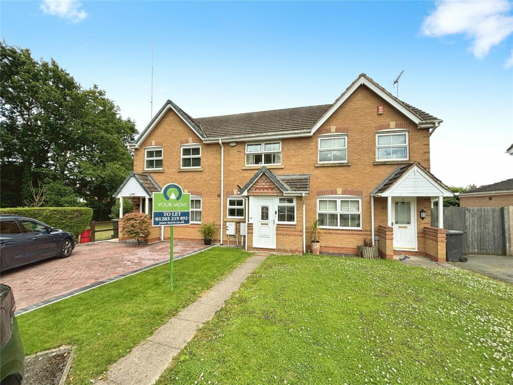 2 bedroom terraced house for rent in Keepers Close, Moira, Swadlincote