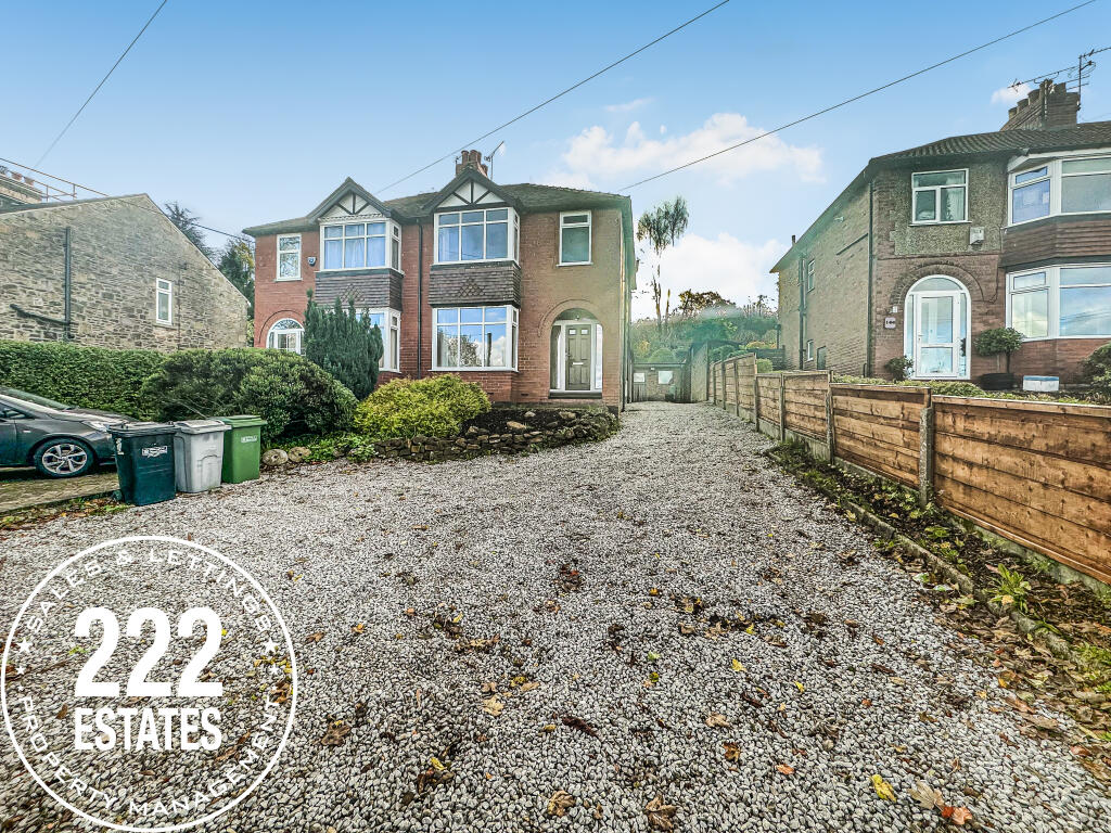 3 bedroom semidetached house for sale in Buxton Road, Disley, SK12