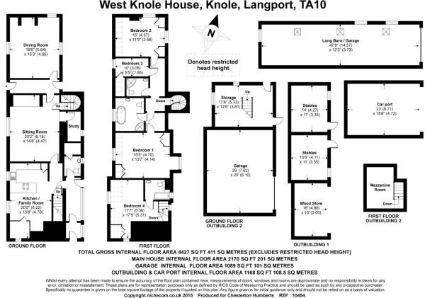 4 bedroom detached house for sale in Knole, Langport, Somerset, TA10