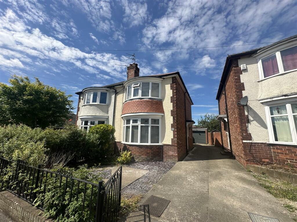 2 bedroom semidetached house for sale in Park Crescent, Darlington, DL1