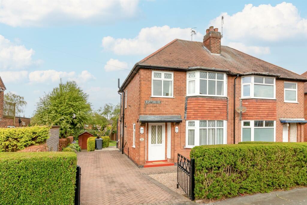 3 bedroom semidetached house for sale in Rufford Road, Ruddington