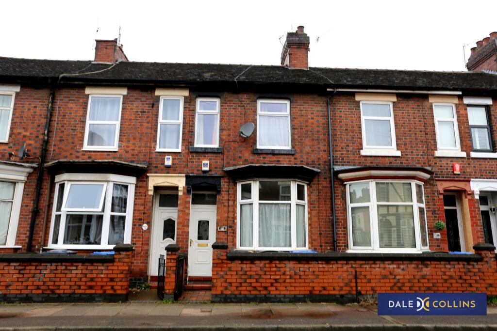 3 bedroom terraced house for sale in Campbell Road, Stoke, ST4