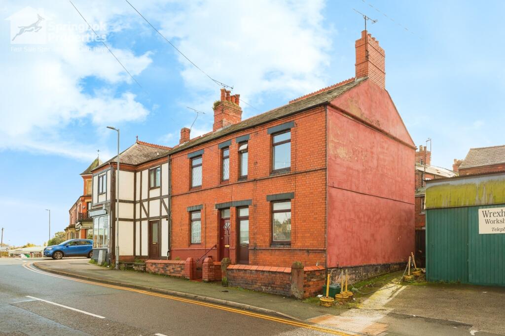 2 bedroom terraced house for sale in Watery Road, Wrexham, Clwyd, LL13