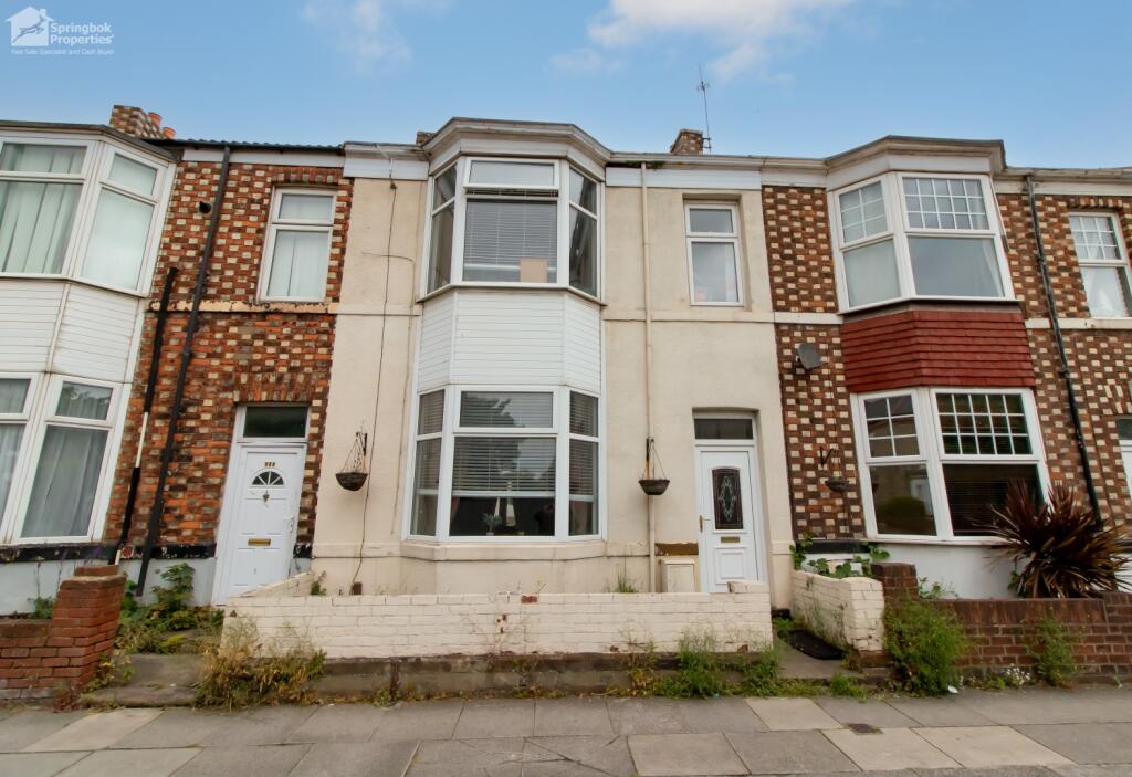 3 bedroom terraced house for sale in Coatham Road, Redcar, Cleveland, TS10