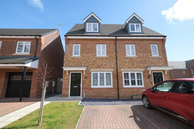 3 bedroom semidetached house for sale in Ladyburn Way, Hadston, NE65