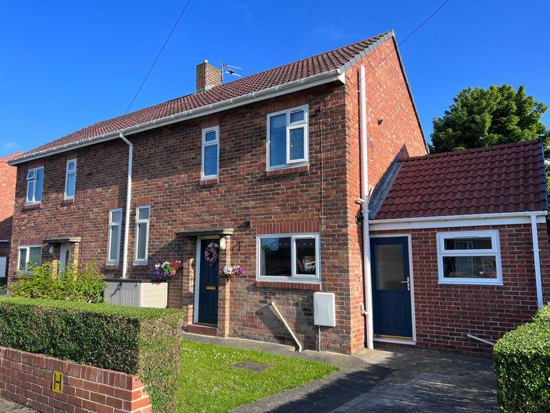 2 bedroom semidetached house for sale in Poplar Grove, Bedlington, NE22