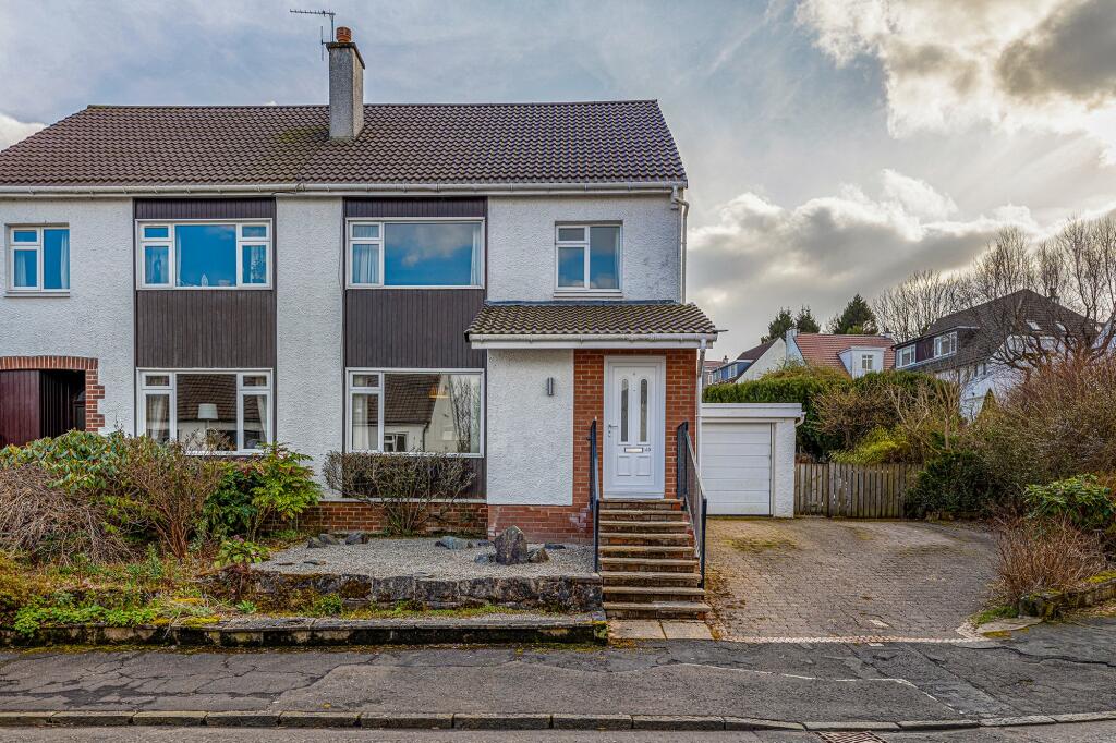 3 bedroom semidetached house for sale in Crawford Road, Milngavie, G62
