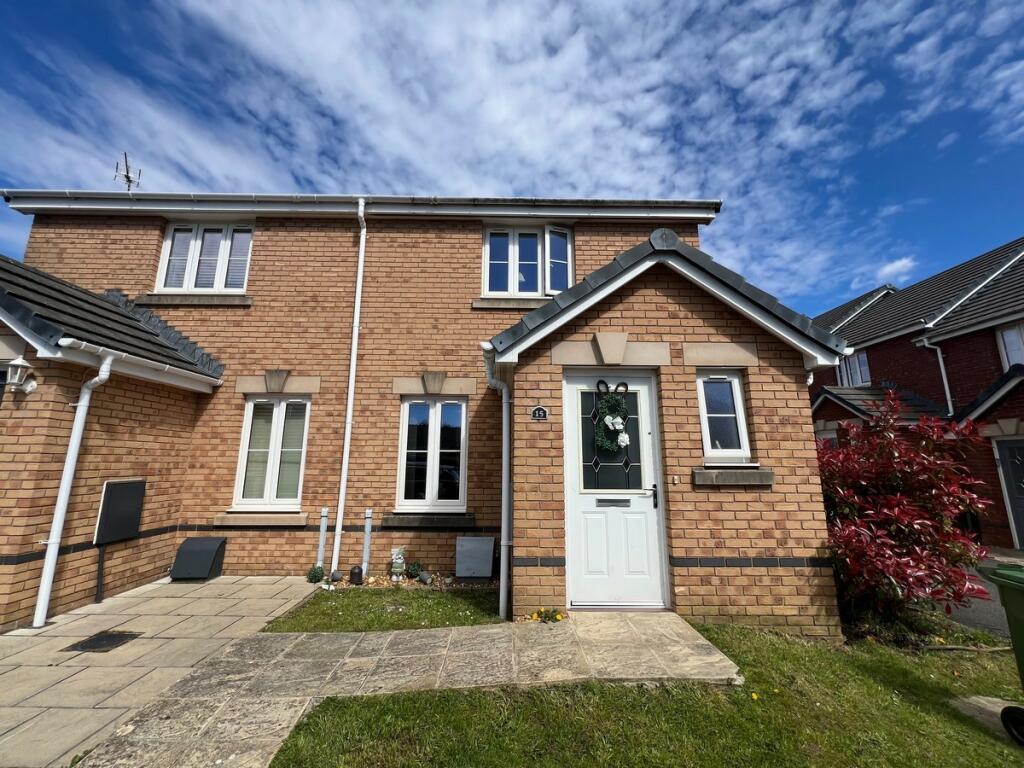 2 bedroom semidetached house for sale in Worcester Court Tonyrefail