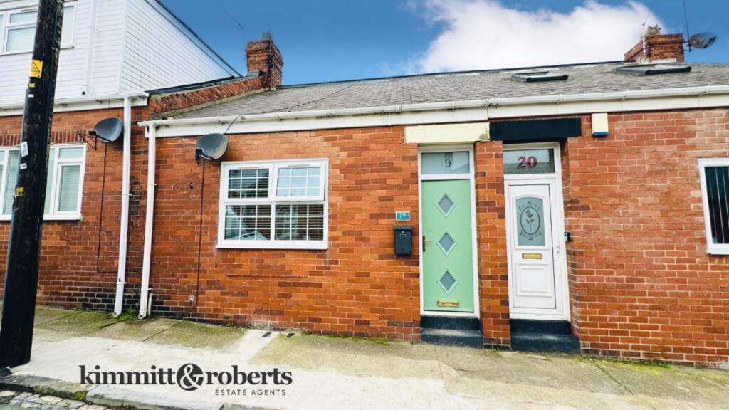 1 bedroom terraced bungalow for sale in Seaham Street, Seaham, Durham