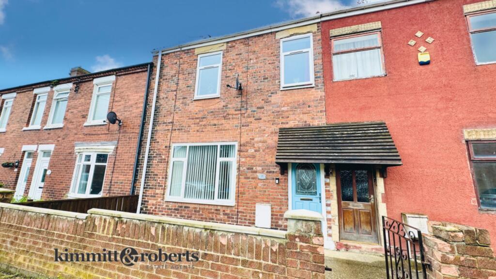 3 bedroom terraced house for sale in Brooklyn Terrace North, Murton, Seaham, Durham, SR7