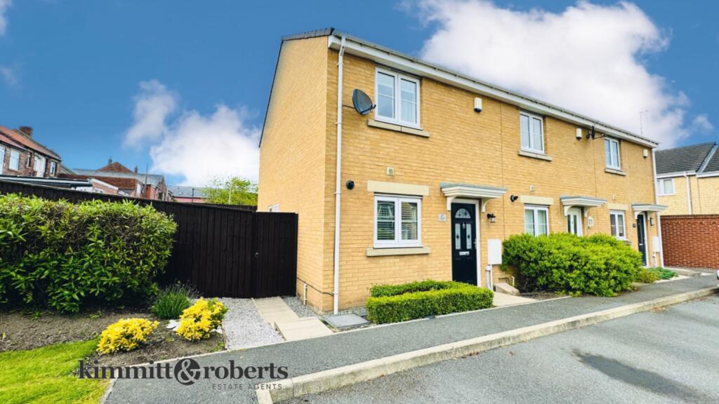 2 bedroom terraced house for sale in Morton Close, Murton, Seaham