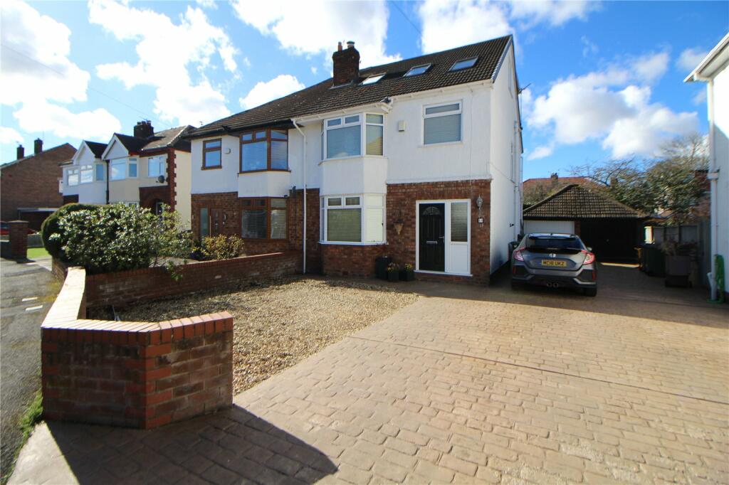 5 bedroom semidetached house for sale in Belmont Drive, Pensby, Wirral