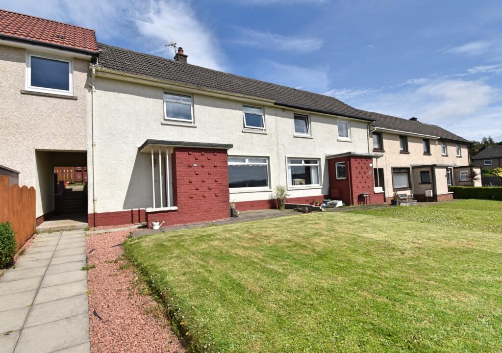 2 bedroom terraced house for sale in 142 Lyle Road, Greenock PA16 7AP, PA16