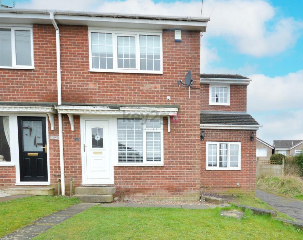 3 bedroom end of terrace house for sale in Broomhill Close, Eckington