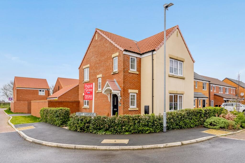 3 bedroom detached house for sale in Swift Gardens, Kirton, Boston