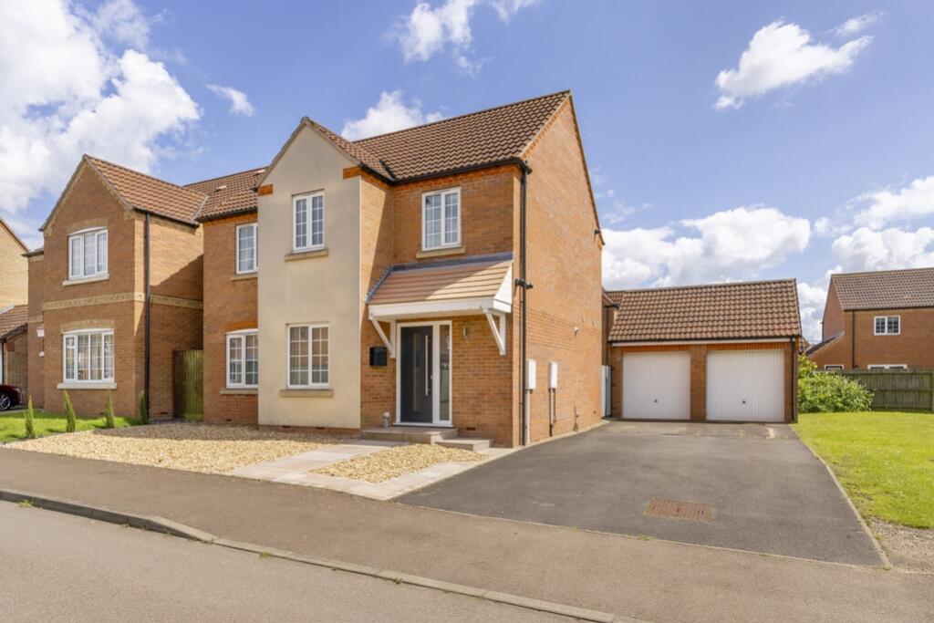 3 bedroom detached house for sale in Florin Drive, Boston, Lincolnshire