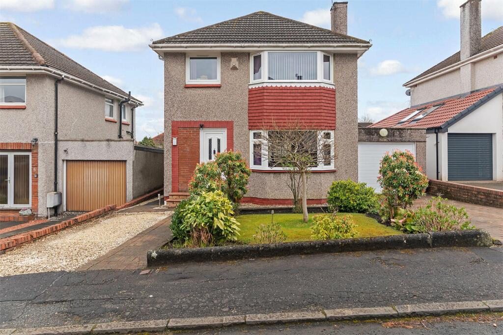3 bedroom detached house for sale in Tiree Gardens, Bearsden, Glasgow, East Dunbartonshire, G61