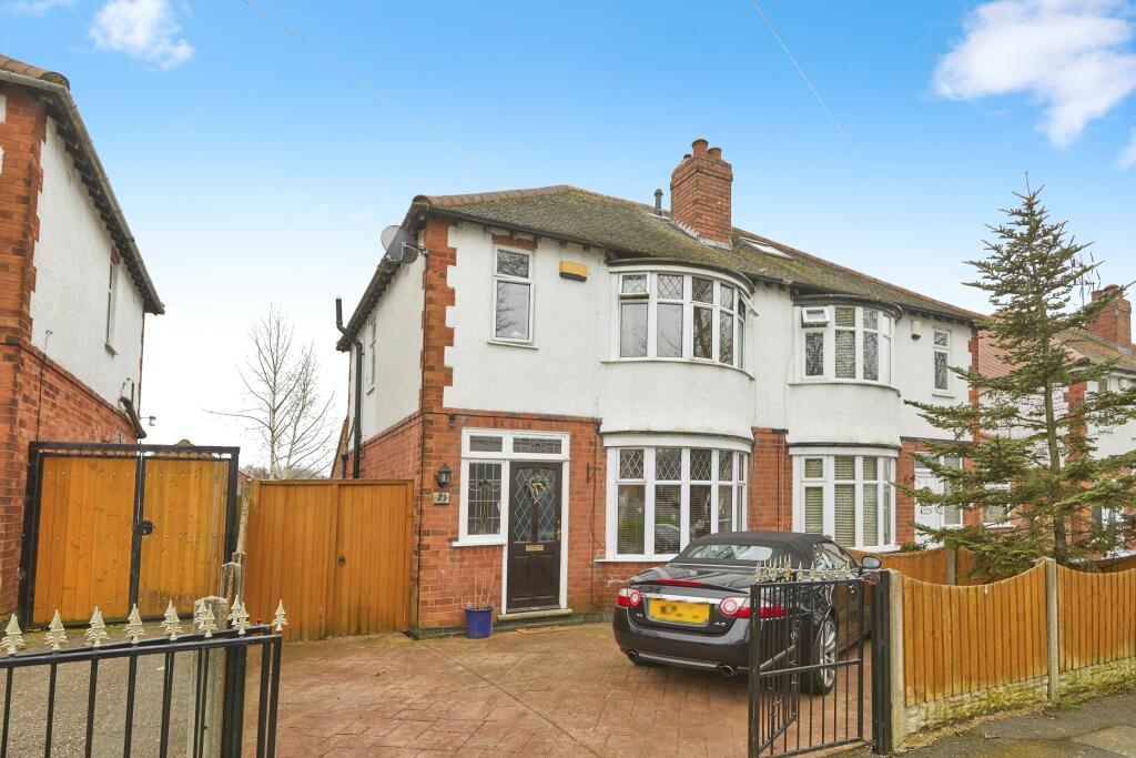 3 bedroom semi-detached house for sale in Carlton Avenue, Shelton Lock, Derby, Derbyshire, DE24