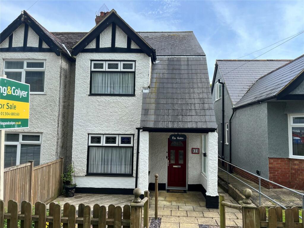 3 bedroom semidetached house for sale in Folkestone Road, Dover, Kent