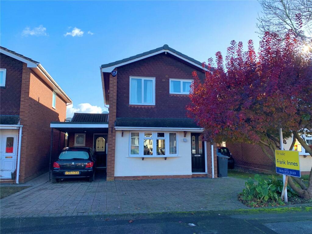 3 bedroom detached house for sale in Plackett Close, Breaston, Derby