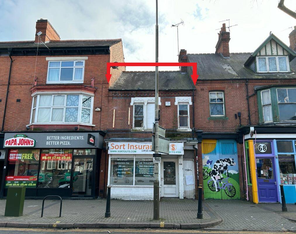 Outoftown retail property for sale in 66 Narborough Road, Leicester